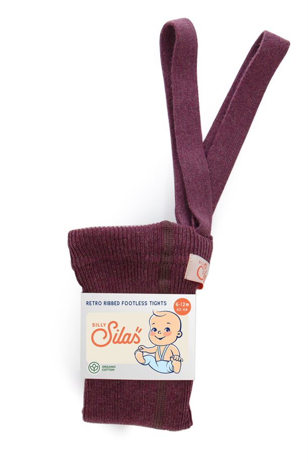 Silly Silas Strømpebukser med seler,footless tights, Fig Blend