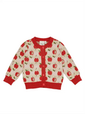 Floess - Apple Knit Cardigan -  Red Apple