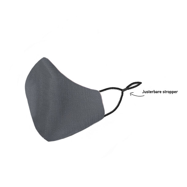 Bow´s by Stær stof mundbind//sort + 1 filter
