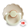FRIGG Daisy - Round Latex Pacifier - Cream Night