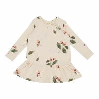 Petit Piao - dress LS printed // acorn, kjole, dress, babykjole