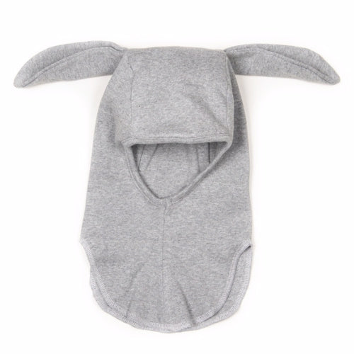 Huttelithut, elefanthue, hue, drengehue, hue med ører, balaclava, hh20-1-7, huttelihut plys elefanthue m/ører terracotta, pigehue, brun, beige, beige melange, kaninører, bunbun, huttelihut bunbun elefanthue fleece kaninører terracotta, lyserød, fleecehue, fleece, rød, rustrød, orange