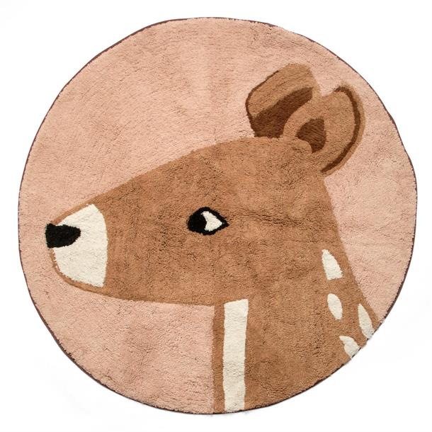 Sebra vævet gulvtæppe//bjørnen Woody, Sebra vævet gulvtæppe - hjorten Twilight