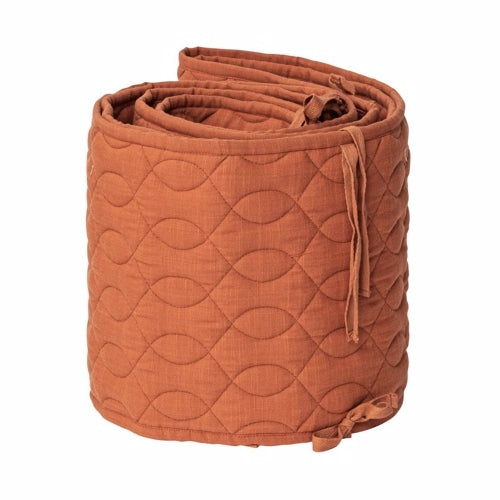 Sebra Quiltet Sengerand Straw tea brown