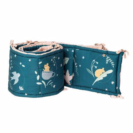 sengerand med print fra Sebra Interiørs tema Daydream - en finurlig fortælling om virkelighed og fantasi