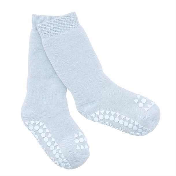 GoBabyGo, Go Baby Go, Strømper, Skridsikre strømper, kravle kit, strømpebukser med skridsikker dutter,  skridsikre strømpebukser, knæbeskyttere, skridsikre strømper