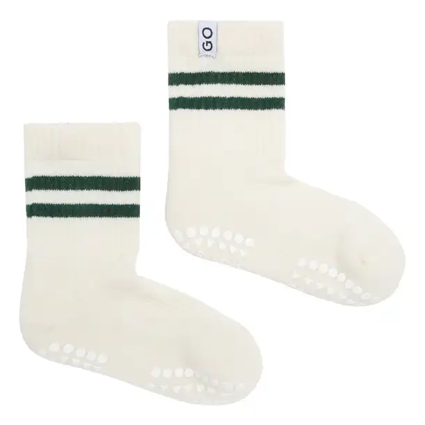 GoBabyGo, Go Baby Go, Strømper, Skridsikre Strømper Bambus, kravle kit, strømpebukser med skridsikker dutter,  skridsikre strømpebukser, knæbeskyttere, skridsikre strømper,Skridsikre Strømper Bambus, Soft Pink m. Liberty flæse