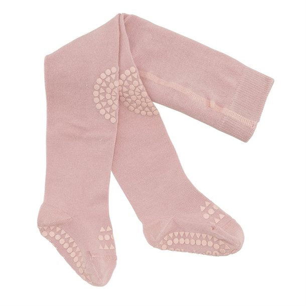 GoBabyGo, Go Baby Go,Kravle Strømpebukser, Crawling tights, kravle kit, strømpebukser med skridsikker dutter,  skridsikre strømpebukser, knæbeskyttere, skridsikre strømper