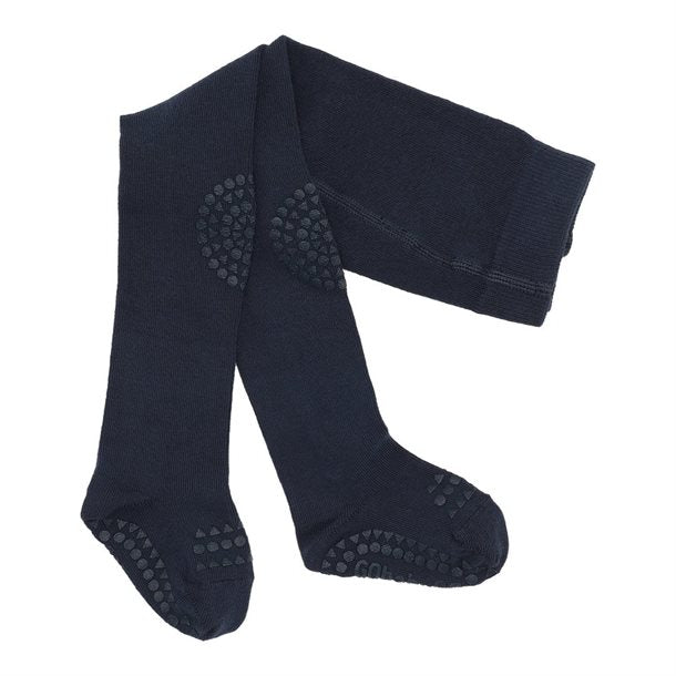 GoBabyGo, Go Baby Go,Kravle Strømpebukser, Crawling tights, kravle kit, strømpebukser med skridsikker dutter,  skridsikre strømpebukser, knæbeskyttere, skridsikre strømper