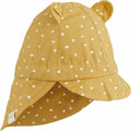 Liewood Gorm Sun Hat Confetti terracotta, sommerhat solhat, børne hat, babyhat,  Confetti Yellow Mellow
