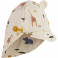 Liewood Gorm Sun Hat Confetti terracotta, sommerhat solhat, børne hat, babyhat,  Confetti Yellow Mellow