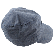 Nordic Worker Cap, Denim Babyhat, Baby cap, SPF 50, babyhat, sommerhat, nordic label, 100% bomuldshat, Babyhat med SPF 50