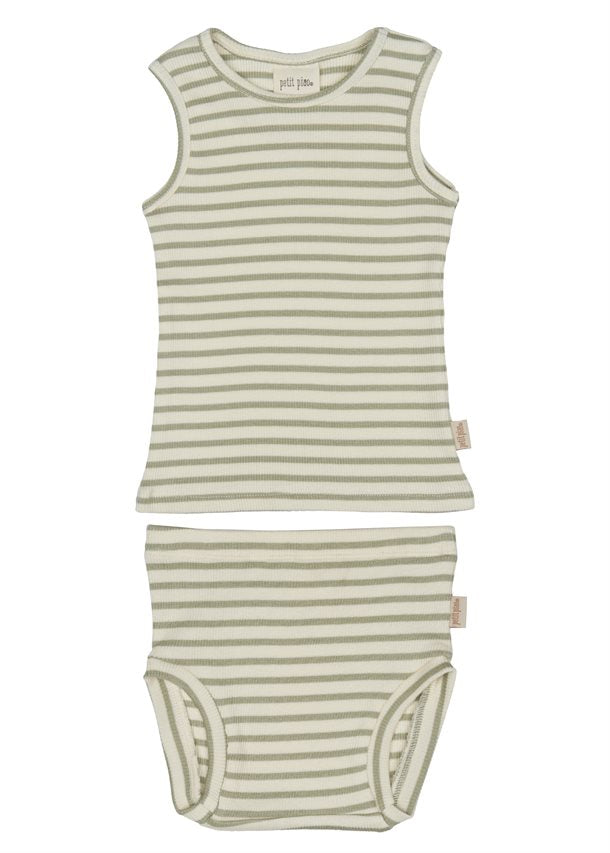 Petit Piao - t-shirt ls modal // clay, bluse, langærmet, t-shirt