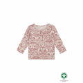 Soft Gallery bluse med ugel print  AOP OWL MAHOGANY