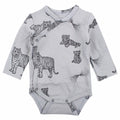 Fixoni body med knapper i siden.  100% bomuld råhvid, premature baby,  Fixoni Elemental Wrapover Body - GOTS- New Born- Nyfødt- 32874-03-48