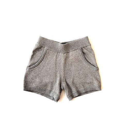 Rosemunde Shorts - Grey shimmer, sølvglimmer shorts, Rosemunde shorts