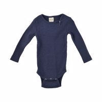 Petit Piao - body modal LS // ombre blue, body, bodystocking, sparkedragt, baby, babytøj