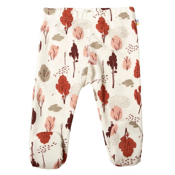 Joha - Body i uld & Silke//striber Rød, uld og silke body, uld/silke body, sommeruld, sommer uld , Joha - Body i uld & bambus - print med bladeJoha - leggings i uld & bambus -blå, Joha - leggings med fødder i uld/bambus - print med blade rust