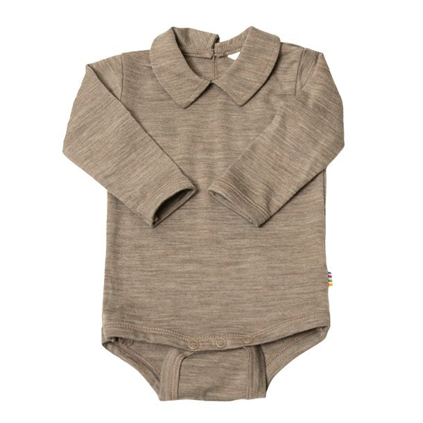 Joha - Body i uld & Silke//striber Rød, uld og silke body, uld/silke body, sommeruld, sommer uld , Joha - Body i uld & bambus - print med blade