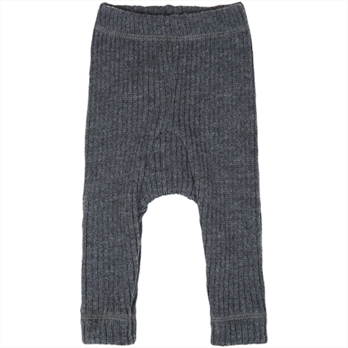 Uldbukser, bukser, uld, rib og uld, Joha Wool, Pants Heavy, Coke Mel. (Dark Grey)26590-917-15205