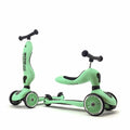 scoot and ride, scooter, løbecykel, trehjulet, 3-hjulet, løbehjul, 3-5 år, sikkerhedspude, aktiv leg, udeleg, 2-i-1, cykeltræning, motorisk udvikling, balance,