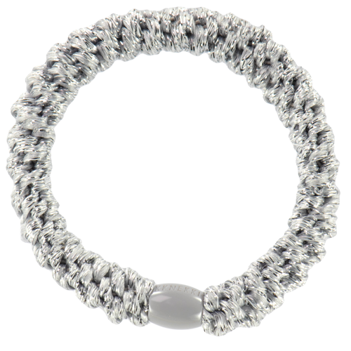 Kknekki hår elastik, knekki , kneki, teenage elastik, Kknekki armbånd, Silver glitter