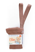 Silly Silas Strømpebukser med seler ， footless tights ，Light Brown