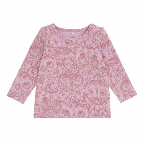 Soft Gallery bluse t-shirt pige-bluse økologisk t-shirt soft gallery mini splash til piger til babyer baby-bluse , Soft Gallery Limited  Soft Gallery Limited  Owl Baby Bella T-shirt, Mauve Lavender