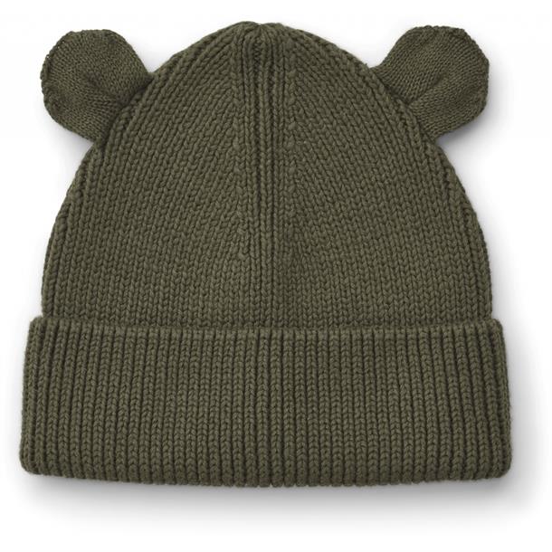 Liewood Eric sun hat sea blue, sommerhat solhat, børne hat, babyhat, Liewood Senia Sun hat Mustard/hvid, Liewood Gina bomuld strik hue Camel, rose, Liewood - Gina strikhue i bomuld