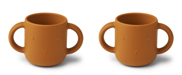 Liewood - Gene silikone kop (2 stk.) - Rabbit mustard