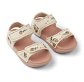 Liewood Bre Sandals , Liewood Bre Sandals - Glitter multi silver, Liewood - Blumer sandaler//Panda stone grey
