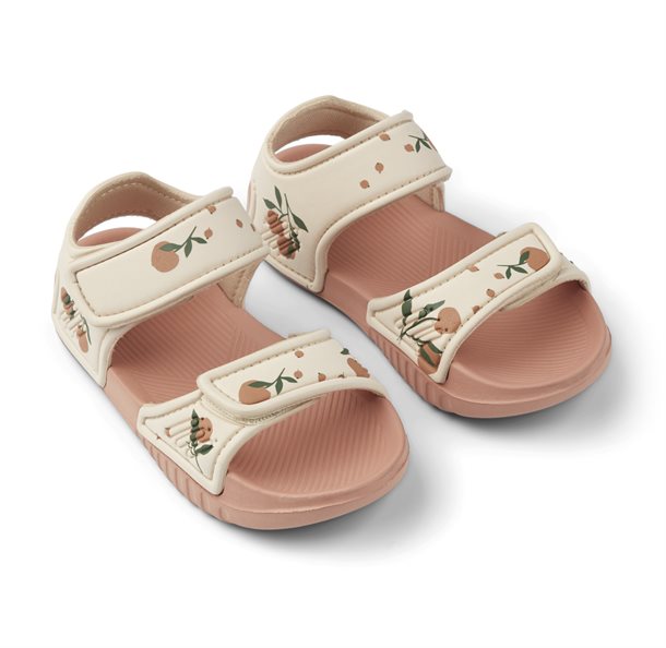Liewood Bre Sandals , Liewood Bre Sandals - Glitter multi silver, Liewood - Blumer sandaler//Panda stone grey