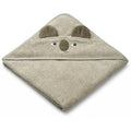 Liewood - Augusta Hooded Towel Panda, liewood håndklæde, babyhåndklæde, baby, frotte håndklæde, hættehåndklæde, bad,Liewood - Albert hættehåndklæde Kanin grå, dusty mint, LW12442-0138