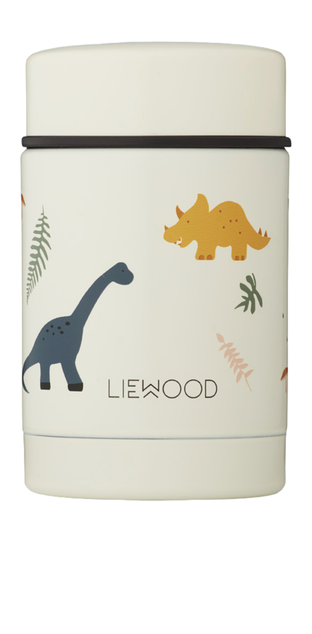 Liewood - NADJA TERMOBEHOLDER 250 ML -  Dino mix

Falk vandflasken er lavet af det bedste kvalitetsstål på markedet – førsteklasses 18/8-stål. Den er isoleret og holder indholdet både koldt og varmt.