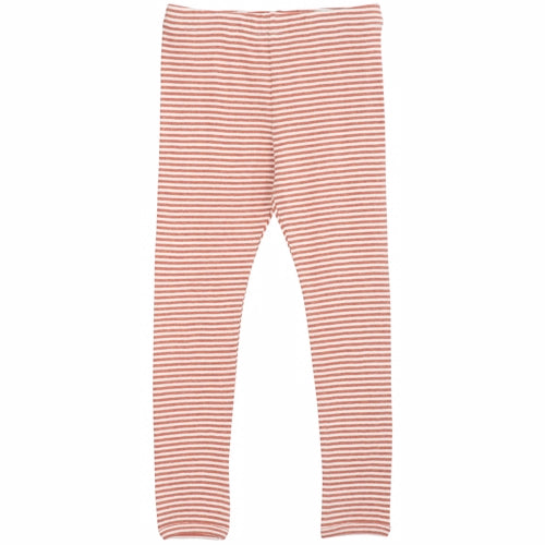 serendipity, m102, basis, leggings, basisgarderobe, økologi, bomuld, rib, stribe, offwhite, lyserød, rosa