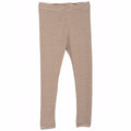 serendipity, m102, basis, leggings, basisgarderobe, økologi, bomuld, rib, stribe, offwhite, caramel, brun,