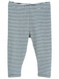serendipity, m105, basis, baby, babyleggings, leggings, basisgarderobe, økologi, bomuld, rib, stribe, offwhite, atlantic, blå, mørkeblå