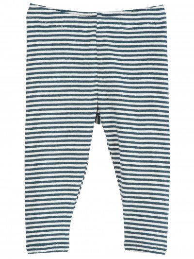 serendipity, m105, basis, baby, babyleggings, leggings, basisgarderobe, økologi, bomuld, rib, stribe, offwhite, atlantic, blå, mørkeblå