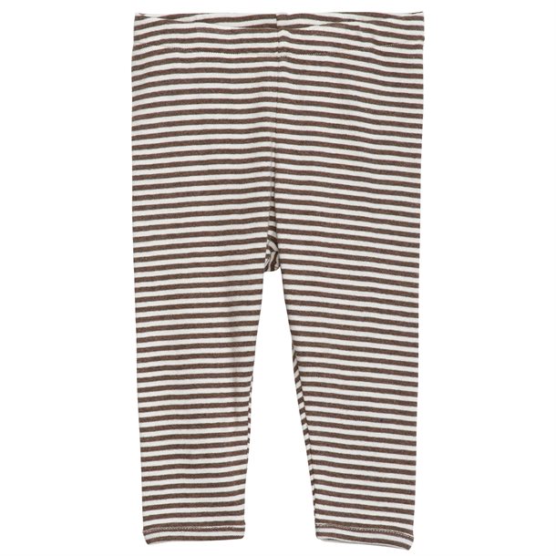 serendipity, m102, basis, leggings, basisgarderobe, økologi, bomuld, rib, stribe, offwhite, lyserød, rosa