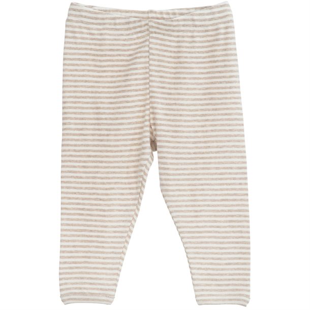 serendipity, m102, basis, leggings, basisgarderobe, økologi, bomuld, rib, stribe, offwhite, lyserød, rosa