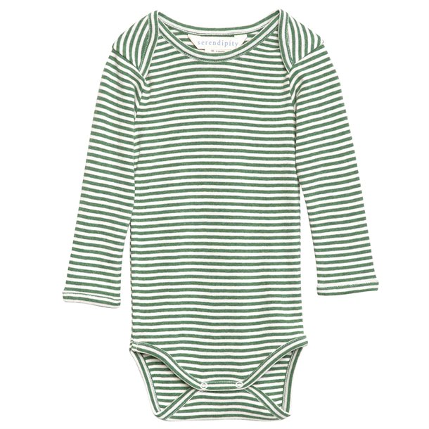 serendipity, m106, basis, body, bodystocking, basisgarderobe, langærmet, lange ærmer, økologi, bomuld, rib, stribe, atlantic, blå, mørkeblå, offwhite,Desert,Offwhite Serendipity - Baby Body LS - Chestnut offwhite