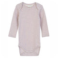 serendipity, m106, basis, body, bodystocking, basisgarderobe, langærmet, lange ærmer, økologi, bomuld, rib, stribe, atlantic, blå, mørkeblå, offwhite,Lilac,Offwhite