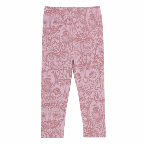 Soft Gallery Owl Baby Leggins - Mauve Lavender ØKO