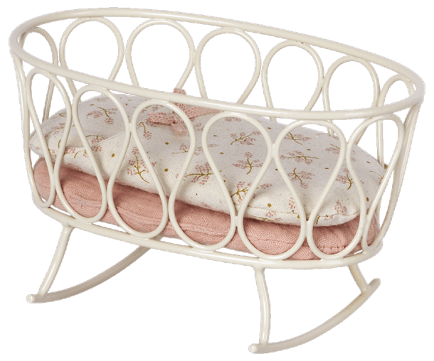 Maileg slæde til Mus, Maileg vugge med sovepose - MY-Rosa