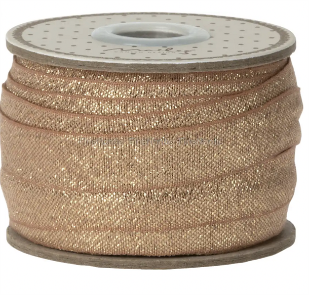 Maileg gavebånd Grape/gold/ 25 meter