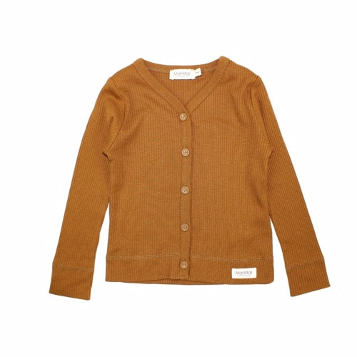 marmar - plain tee ls modal // desert red, t-shirt, bluse, langærmet, overdel, top, trøje