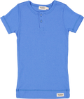 MarMar - MarMar Plain Tee SS Modal med knapper  - Vivid Blue