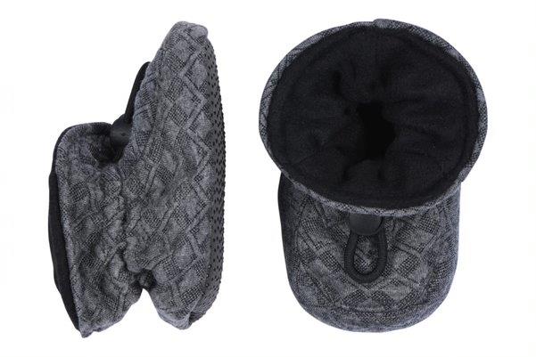 Hjemmesko, sutsko, futter, Melton futter, Melton booties soft waves Chestnut, sko