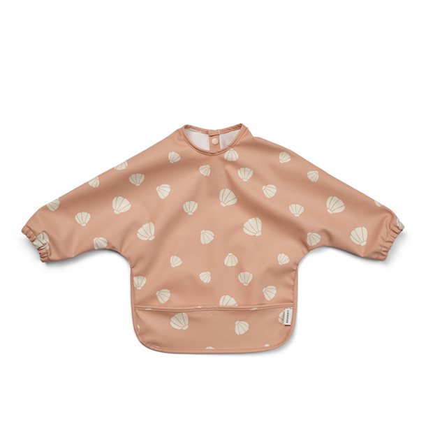 Liewood - Merle cape Bib panda sten grå stor hagesmæk, plastik trøje , forklæde, Cat rose, plastik forklæde, Farm / Sandy, Liewood - Merle cape bib Sea creature capsule,Liewood - Merle Spiseforklæde - Sea creature / Sandy