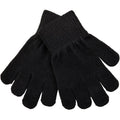 Fingervanter, vanter, uldvanter, pigevanter, drengevanter, børnehavevanter, fingrevanter, lammeuld. Magic Gloves, knit, blackMikk-Line - Strik handsker med uld  - Antrazite